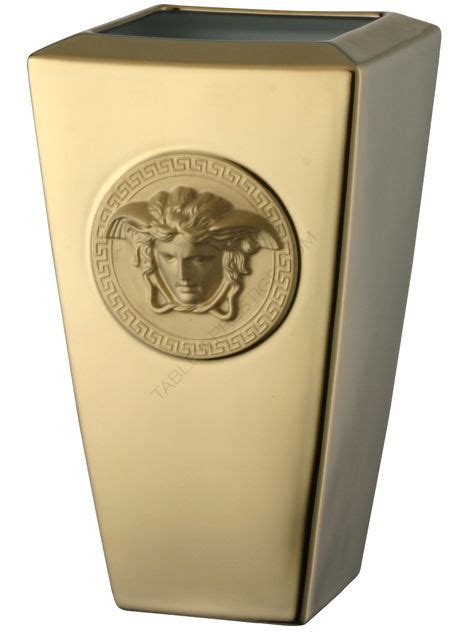 gold versace vase|rosenthal versace pic high quality.